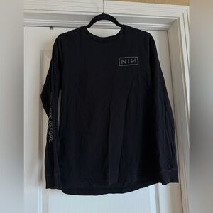 Nine Inch Nails BandBlack Long Sleeve Men's Concert Shirt